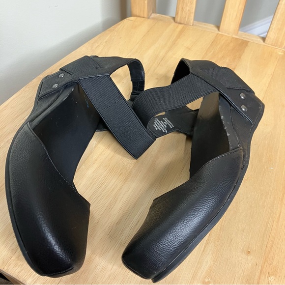 Axxiom Fantasy World black Mary Jane wedge comfort nursing shoes 8 - Picture 4 of 8